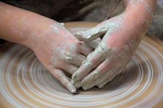 手工制作制造陶艺转盘工艺艺术乐趣作品宣传图片